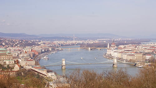 A view of Budapest and the Danube River. (Photo by Samantha Gauvain)