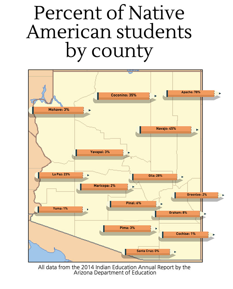 Native American students graphic