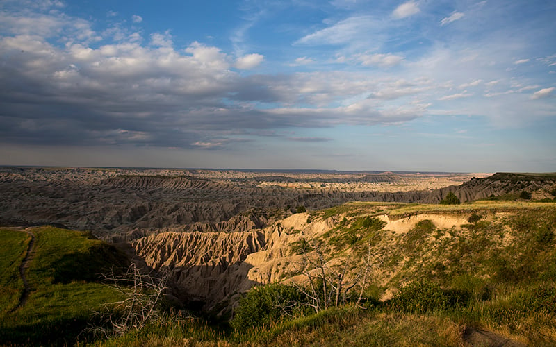 Part of the Badlands National Park crosses into the Pine Ridge Reservation within Oglala Lakota County in South Dakota. (Photo by Mike Lakusiak/News21)