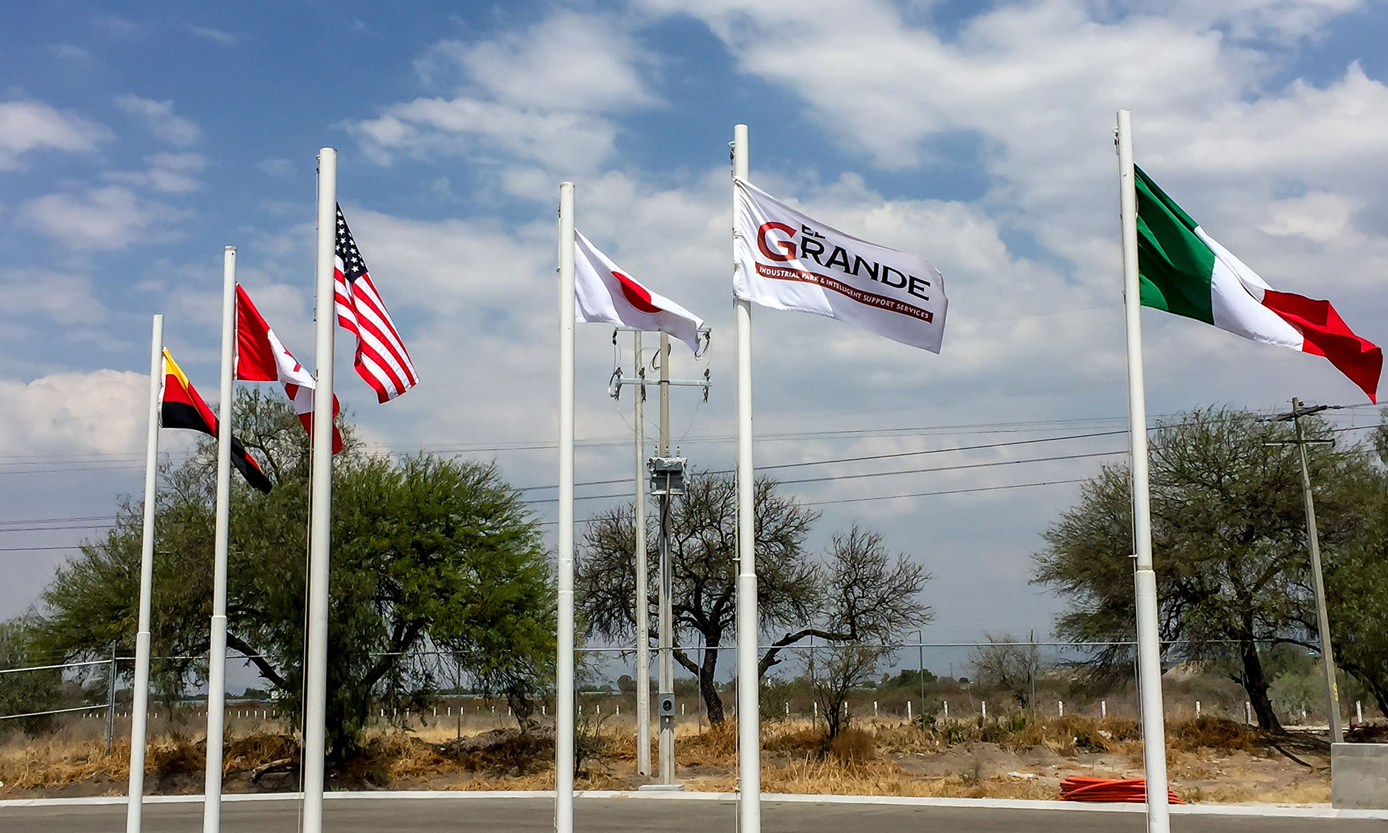Industrial parks throughout Guanajuato and Querétaro are designed to help foreign investors start doing business in Mexico. Marco Pardo and his team at this new industrial park in a small town in Guanajuato hope to do business with countries from all over. 