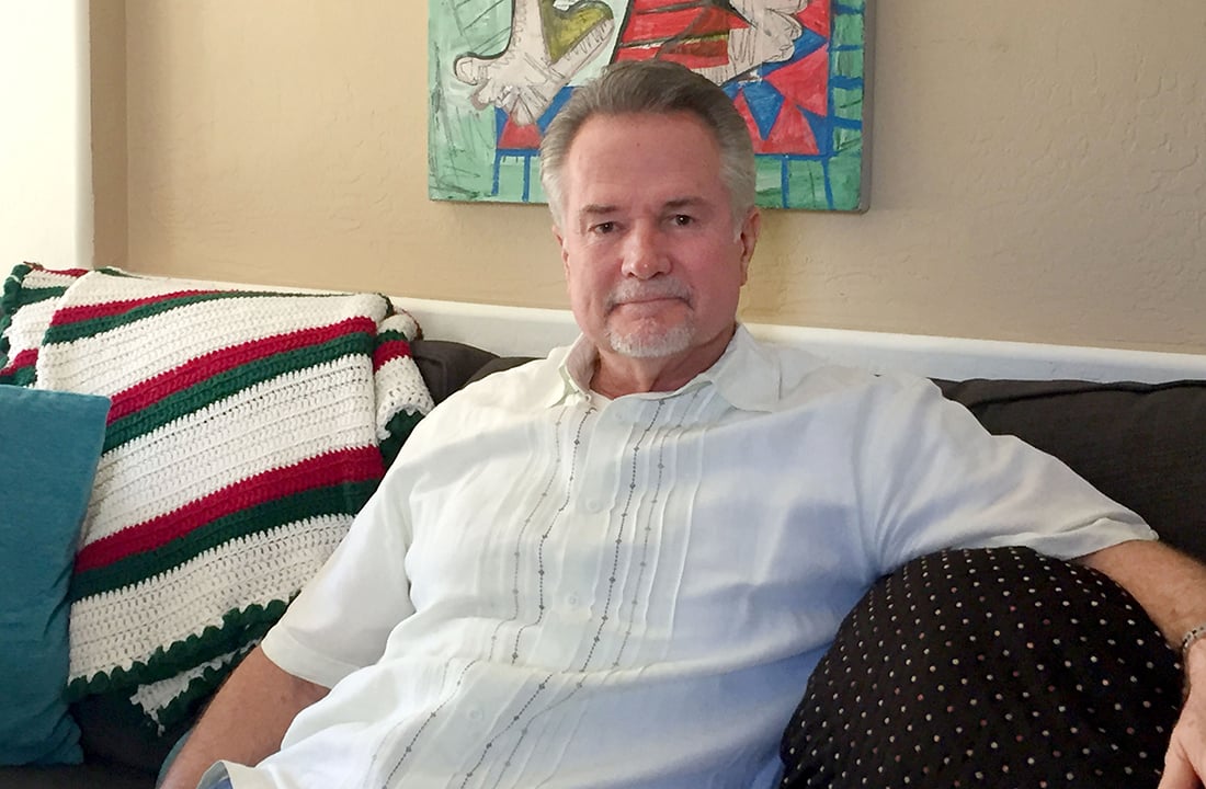Tim Morrison, the father of a recovering addict in Phoenix, said pharmaceutical companies are “selling out for the sales.” (Photo by Kate Peifer/Cronkite News)