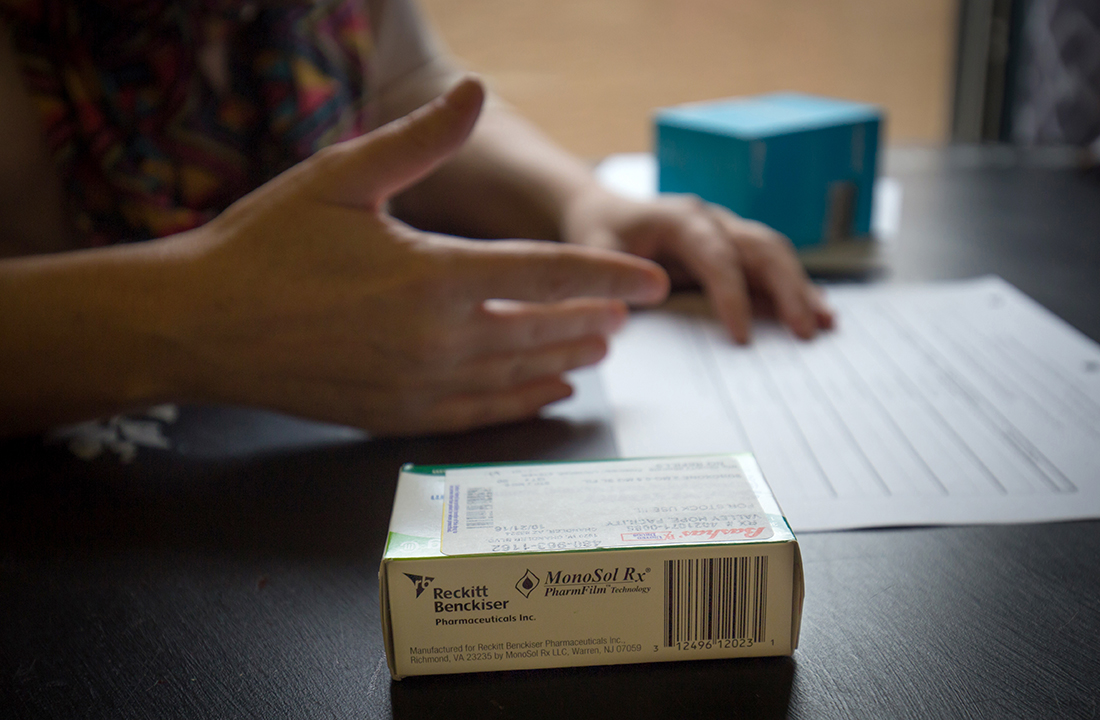 Suboxone limits opiate withdrawal symptoms and is commonly used in rehab facilities to treat addiction. (Photo by Ryan Dent/Cronkite News)
