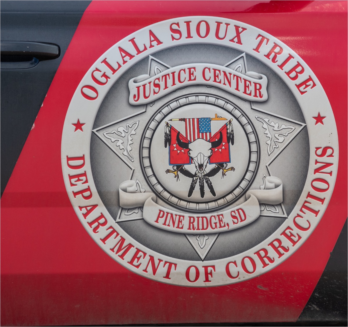 Oglala Sioux Tribe Department of Corrections vehicle