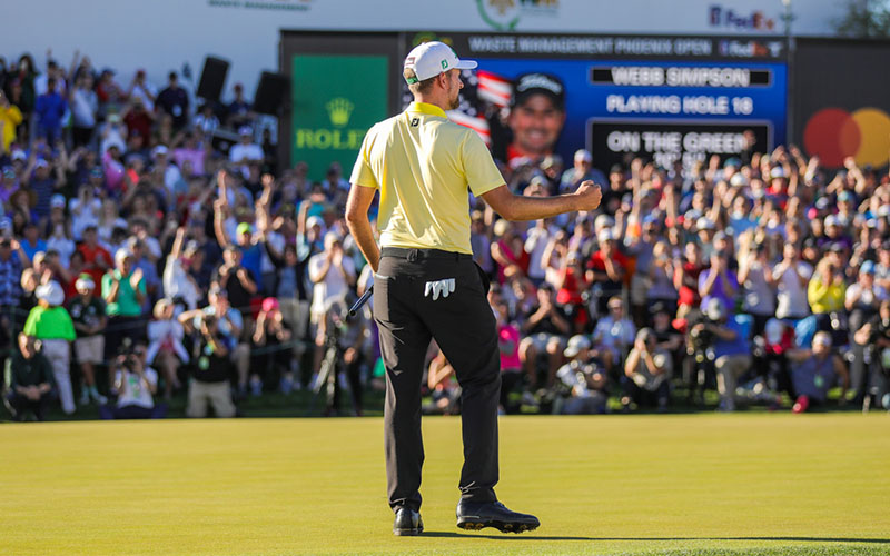 Phoenix Open 16th hole delivers with perfect weather