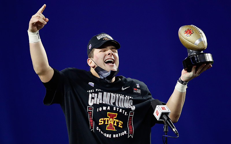 Iowa State's Brock Purdy stands out during Fiesta Bowl victory