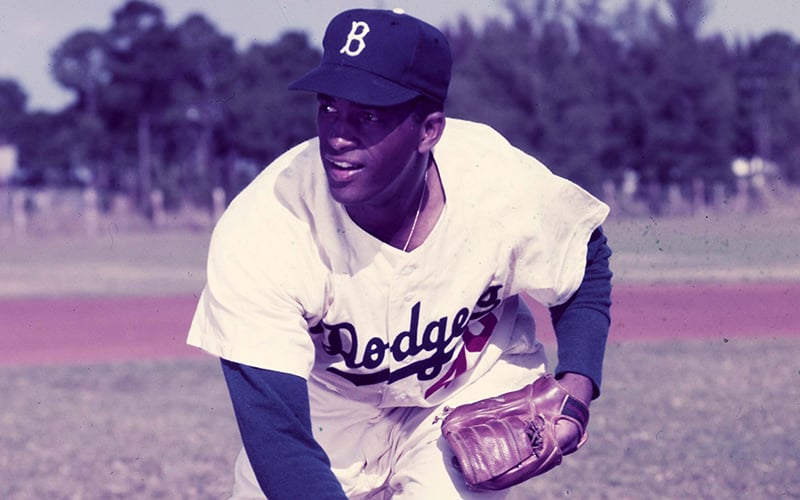 Second Baseman, Jackie Robinson Breaks Baseball Color Barrier - This Day in  History – Apr 15th