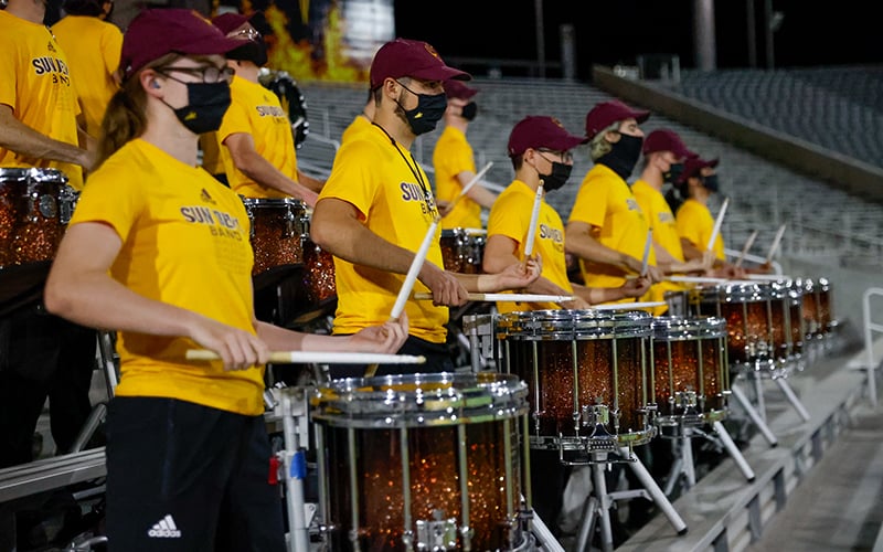 Sun Devil Marching Band finally plays together after yearlong wait