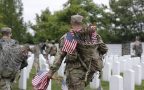 Flagging devotion: ‘Flags-in’ event prepares Arlington for Memorial Day