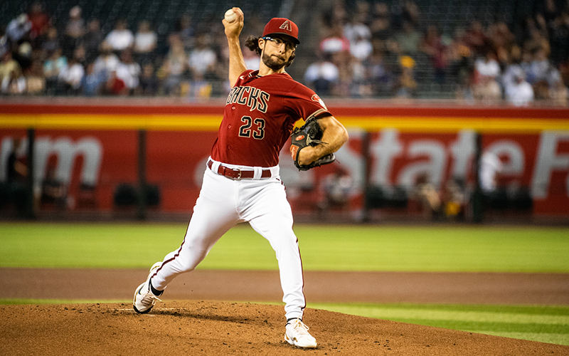 Zac Gallen's attention to detail in the second half of the 2022 season is one of his keys to success. "I am always trying to fine-tune things and make things as good as they possibly can be,” Gallen said. (Photo courtesy of Jill Weisleder/Arizona Diamondbacks)