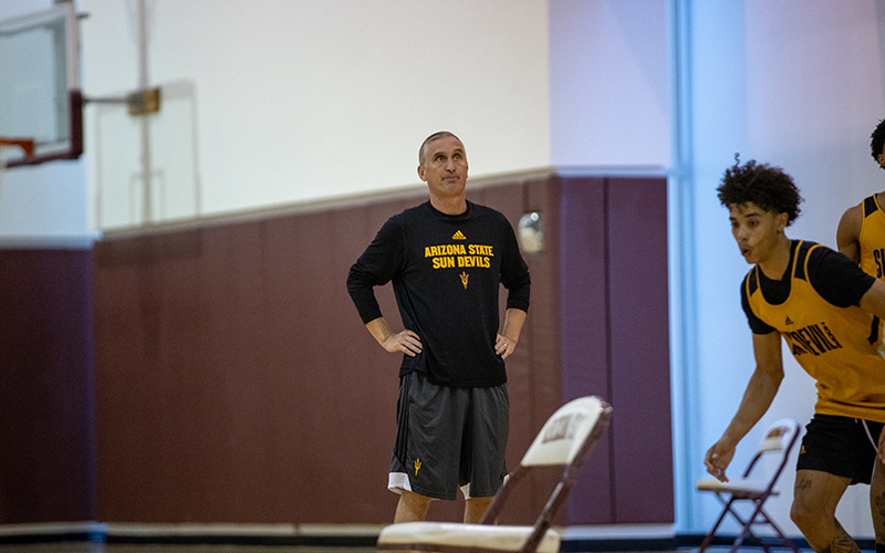 ASU men bring high intensity to early hoops practices