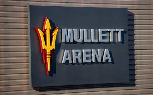 The wait is over for Arizona hockey fans. Mullett Arena will welcome the ASU men's ice hockey team in Friday's home opener against Colgate. (Photo by Susan Wong/Cronkite News)