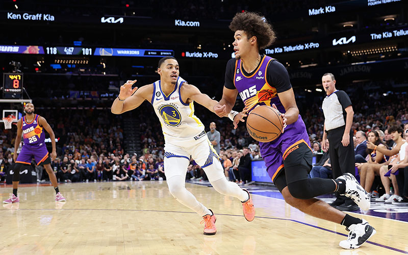 Suns forward Cam Johnson is averaging 10 points and four rebounds through the first four games of the regular season. (Photo by Christian Petersen/Getty Images)