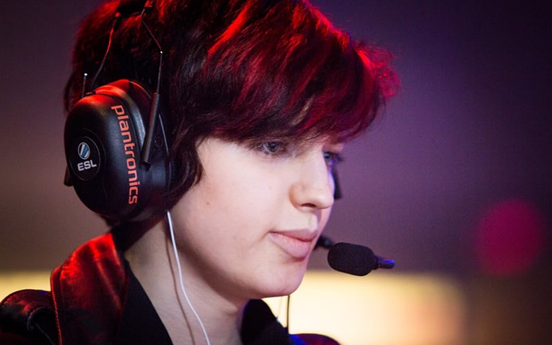 Sasha Hostyn, the first woman to win a major StarCraft II tournament, has said she has been a victim of transphobia. (Photo courtesy of Turtle Entertainment)