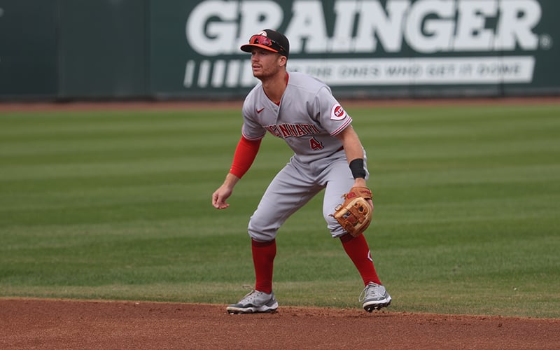Reds prospect Matt McLain was drafted by the Reds at No. 17 in the 2021 MLB draft. (Photo by Austin Ford/Cronkite News)