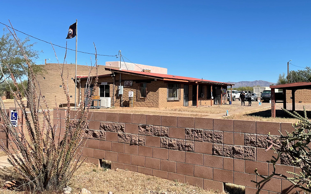 The Baboquivari District Office is among the places to vote on the Tohono O’odham Nation. (Photo by Noel Lyn Smith/Special for Cronkite News)