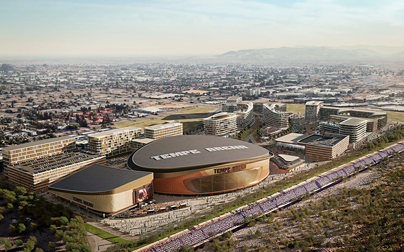 Arizona Coyotes' proposed Tempe arena and entertainment district set
