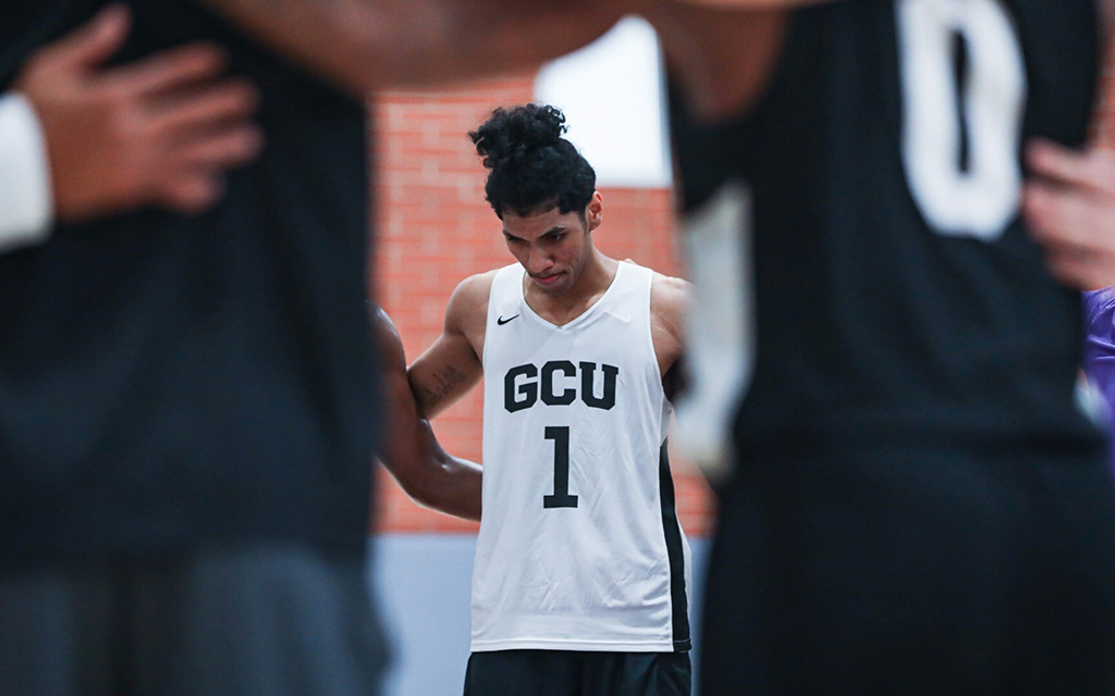 A long way from home, Derrick Michael Xzavierro has represented the country of Indonesia honorably on the basketball court and inside the Grand Canyon University locker room. (Photo courtesy of GCU athletics)