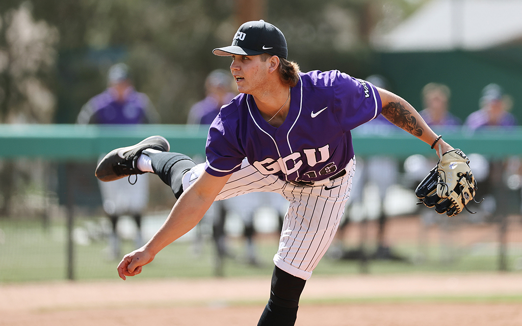 Vince Reilly signed with the Oakland Athletics in July, setting the bar for his twin brother, Blake, and childhood friend, Jacob Wilson, for 2023 season at Grand Canyon University. (Photo courtesy of Grand Canyon University athletics)