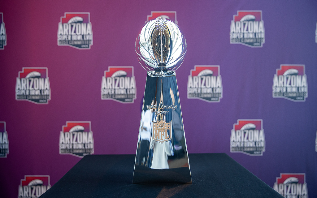 Arizona is set to host its fourth Super Bowl on Feb. 12 at State Farm Stadium. The Valley will move into sole possession of fifth place on the list of U.S. metropolitan areas that have hosted the NFL's crown jewel. (Photo by Susan Wong/Cronkite News)