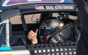 Brad Keselowski was one of six NASCAR drivers to join Jimmie Johnson on the track for this week's testing of the Next Gen car. (Photo by Reece Andrews/Cronkite News)