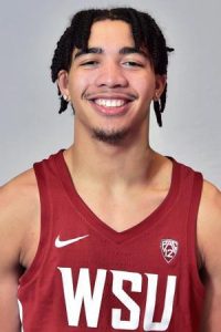 Washington State guard Myles was diagnosed with non-Hodgkins lymphoma in September. He is out for the season but responding well to treatment. (Photo courtesy of Washington State athletics)