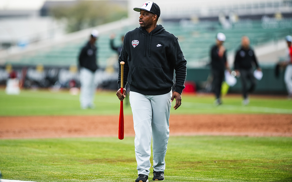 Former major leaguer Lou Collier believes that while the MLB is doing a great job with its programs, an opportunity remains to reach more youth in lower income areas. (Photo by Kelsey Grant/MLB Photos via Getty Images)