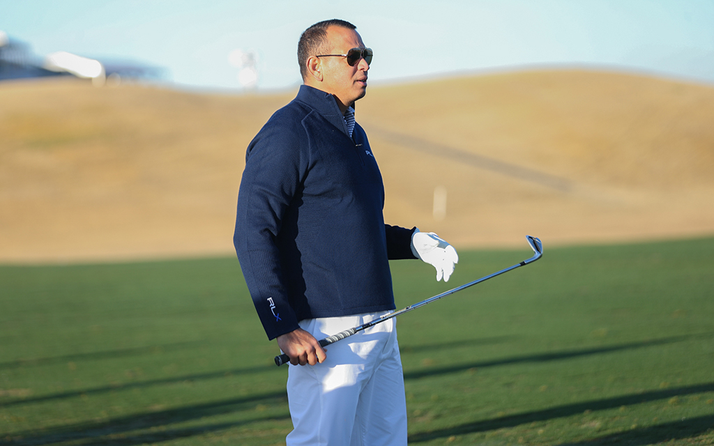 Former MLB Alex Rodriguez, who participated in the Annexus Pro-AM earlier this week, predicts the Philadelphia Eagles to win Sunday's Super Bowl 57. (Photo by Grace Edwards/Cronkite News)