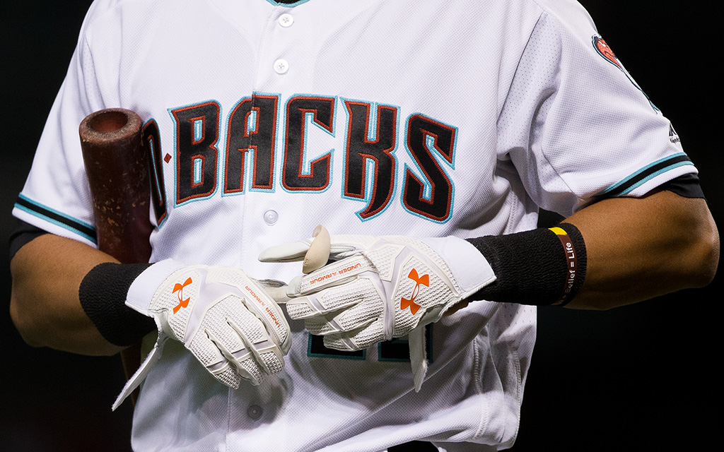 The Arizona Diamondbacks' jerseys will undergo slight alterations ahead of the 2023 season and feature an Avnet-sponsored sleeve patch. (Photo by Sarah Sachs/Arizona Diamondbacks/Getty Images)