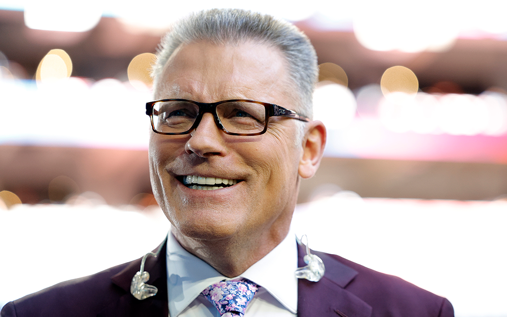 Add Pat Summerall Award recipient to Hall of Famer Howie Long's extensive list of accolades. (Photo by Carmen Mandato/Getty Images)