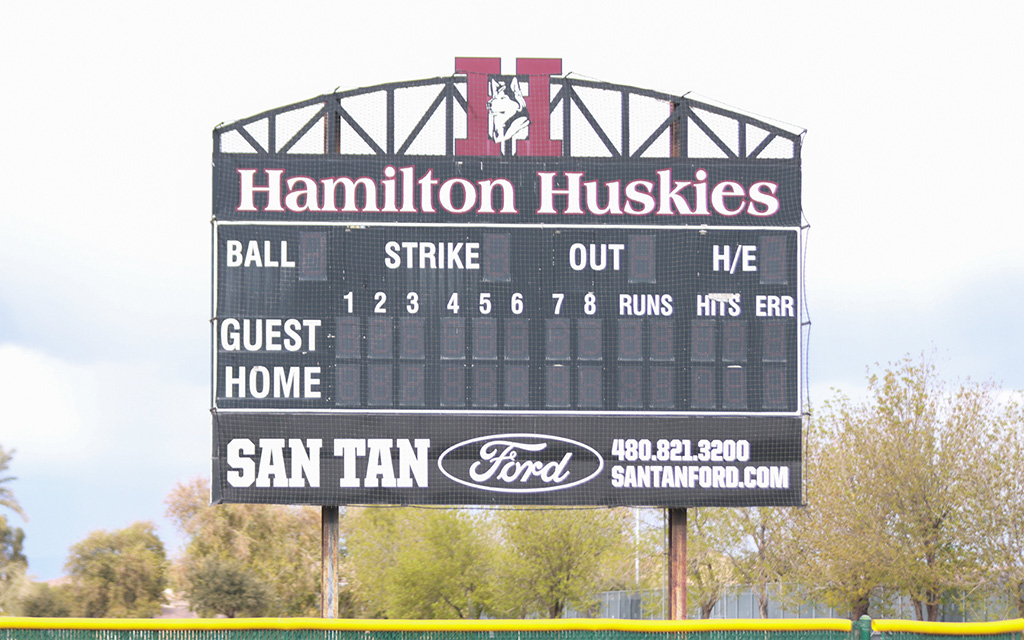 Hamilton expects to light up the scoreboard this season behind a powerful lineup of future Division I players. (Photo by Haley Smilow/Cronkite News)