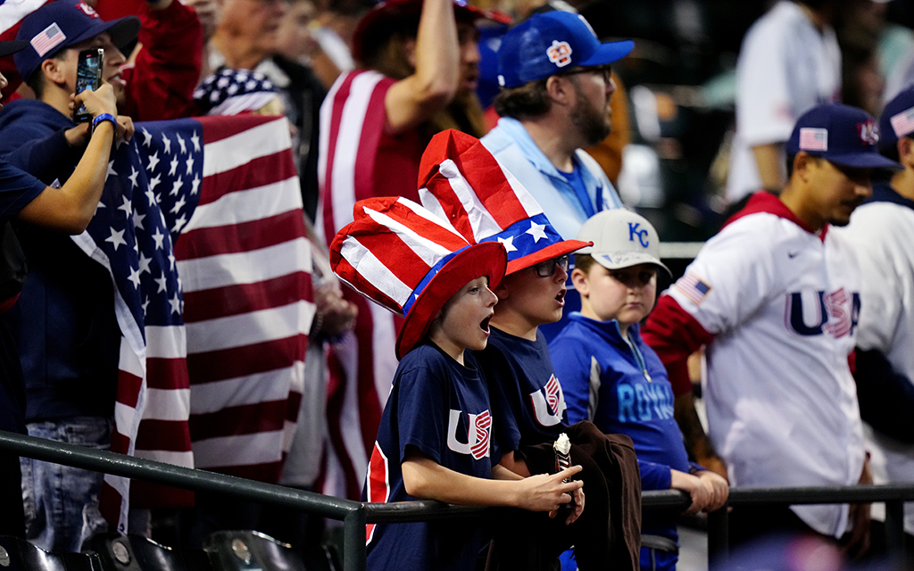 World Baseball Classic: Mike Trout leads the U.S. over Colombia and into  the quarterfinals