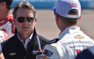Hendrick Motorsports Vice Chairman Jeff Gordon says the illegal modifications made to the hood louvers ahead of Sunday's race at Phoenix Raceway resulted from "some miscommunication." (Photo by Joseph Eigo/Cronkite News)