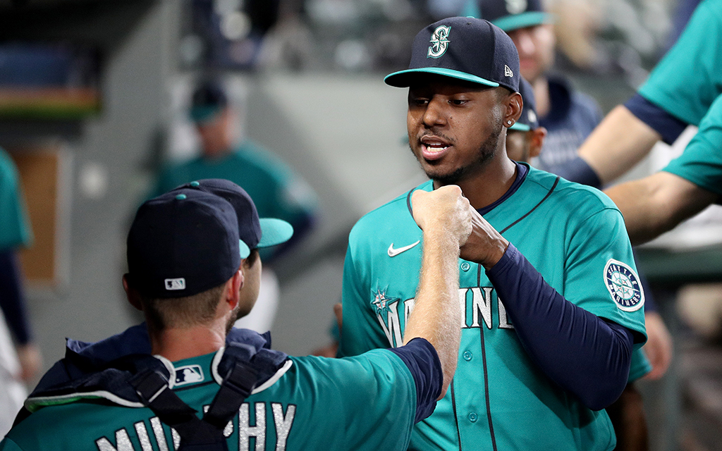 The Arizona Diamondbacks added power with the offseason trade for Kyle Lewis, who hopes to get back on track after injuries derailed him with the Seattle Mariners. (Photo by Steph Chambers/Getty Images)