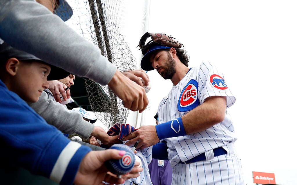 The Chicago Cubs signed Dansby Swanson to a seven-year, $177 million deal in hopes his championship pedigree will help the club return to the postseason. (Photo by Chris Coduto/Getty Images)