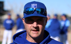 Kansas City Royals manager Matt Quatraro pulled back the curtain on his team's plans to take advantage of the new pitch clock this season. (Photo by Dylan Nichols/Cronkite News)