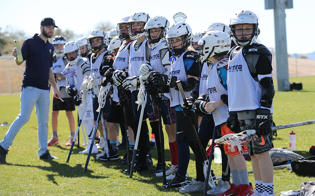 While the Arizona Interscholastic Association does not sanction the sport of lacrosse, clubs like Ahwatukee Lightning Lacrosse are dedicated to growing the game in the Valley. (Photo courtesy of Chris Hook)