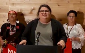 Annie Forsman-Adams is part of the Washington State Missing and Murdered Indigenous Women and People Task Force. (Video screengrab courtesy of TVW)