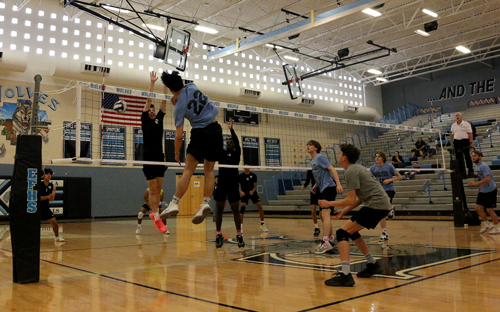 Senior Ryan Bug, 22, leads Estrella Foothills boys volleyball with 331 kills as it heads into the 4A state playoffs. (Photo courtesy of Estrella Foothills High School)
