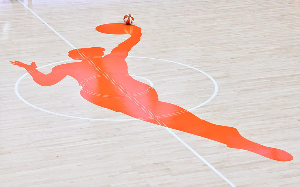 The WNBA scored straight A's for overall gender and race hiring on The Institute for Diversity and Ethics in Sport's latest report, but the league is looking to improve in the leadership ranks. (Photo by Julio Aguilar/Getty Images)