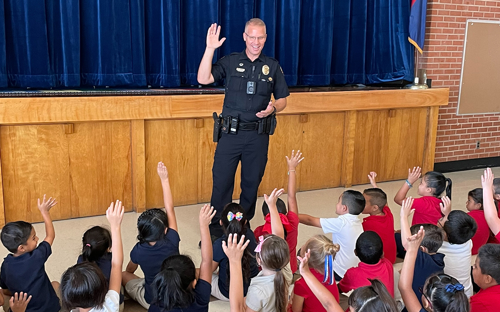 Chandler Police Department Officer Stephen Dieu says school resource officers open the lines of communication between students and law enforcement. (Photo courtesy of Stephen Dieu)