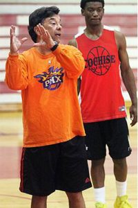 Cochise men's basketball coach Jerry Carrillo played high school basketball at Salpointe Catholic, where he earned All-City honors in 1982. (Photo courtesy of Cochise College Athletics)