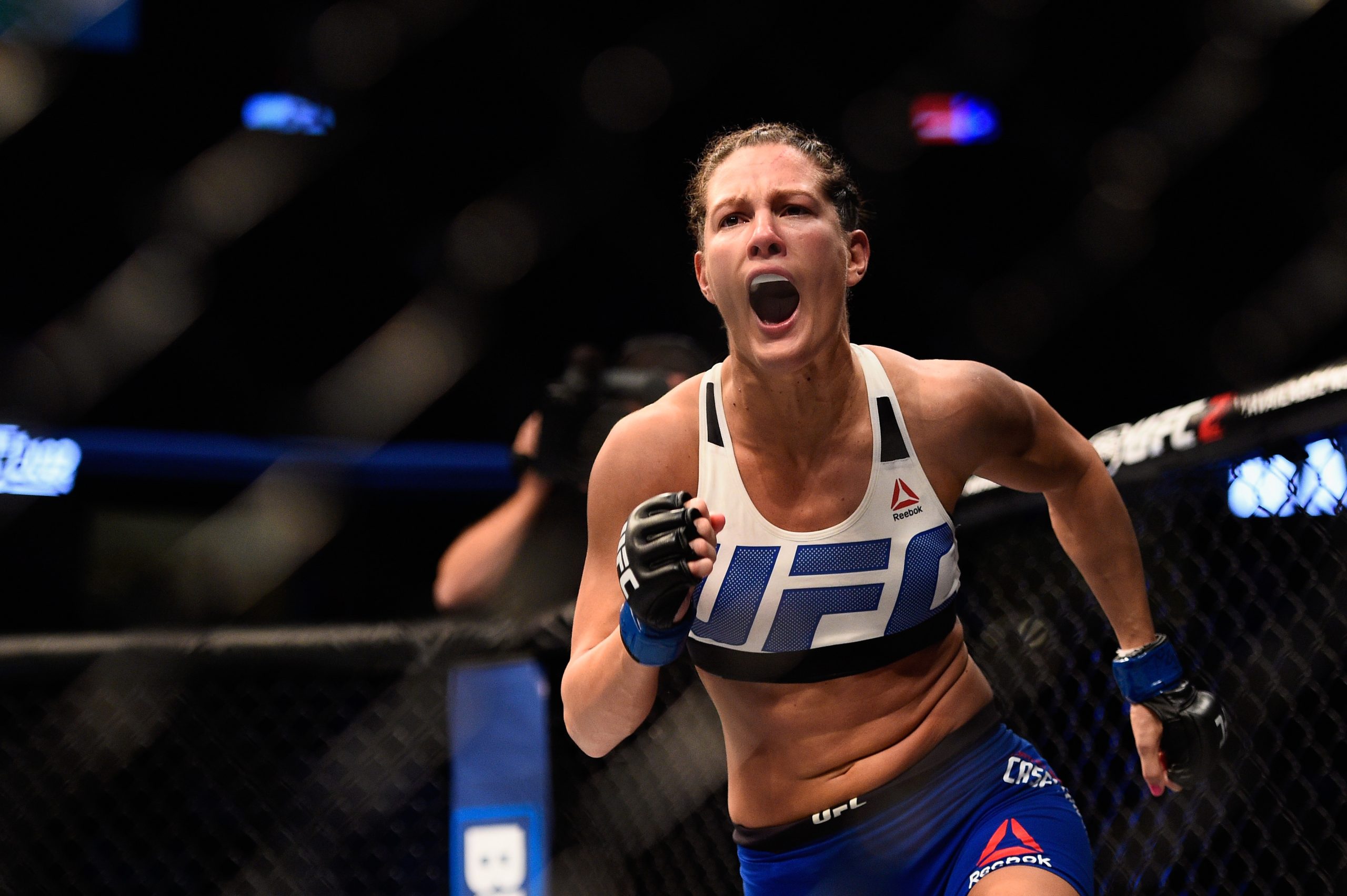 UFC's Cortney Casey fights out of Phoenix's MMA Lab and holds a 10-10 professional record in the flyweight division. (Photo by Jeff Bottari/Zuffa LLC/Zuffa LLC via Getty Images)