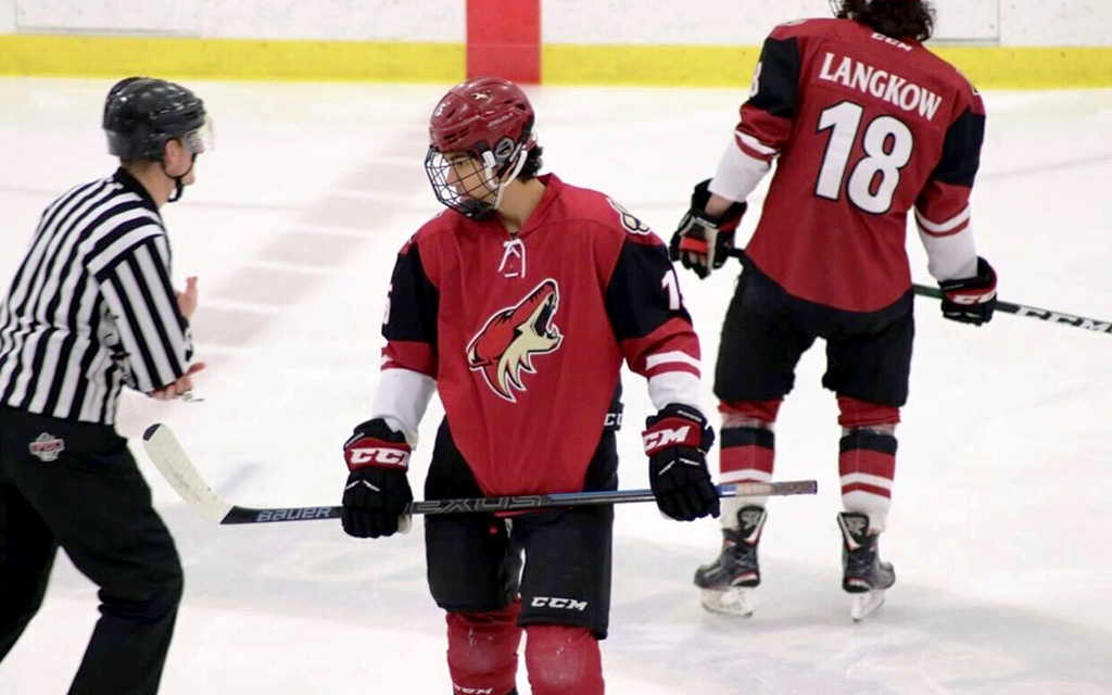 Jaden Lipinski, who developed his passion for hockey as a member of the Jr. Coyotes, plans to return to the Vancouver Giants next season. The Scottsdale native is projected to be selected in the third or fourth round of Wednesday's 2023 NHL Draft. (Photo courtesy of Jaden Lipinski)