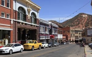Bisbee is known for its deep history that includes the oldest baseball field in America, Warren Ballpark, and Arizona's oldest continuously running bar, St. Elmo. (Photo by Bruce Yuanyue Bi/Getty Images)