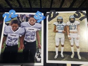 Raymond Jones, right, and his younger brother, John Jones, treasure every moment leading up to the 2023 season – which could mark their last one as teammates. (Photo courtesy of Sabrina Romero)