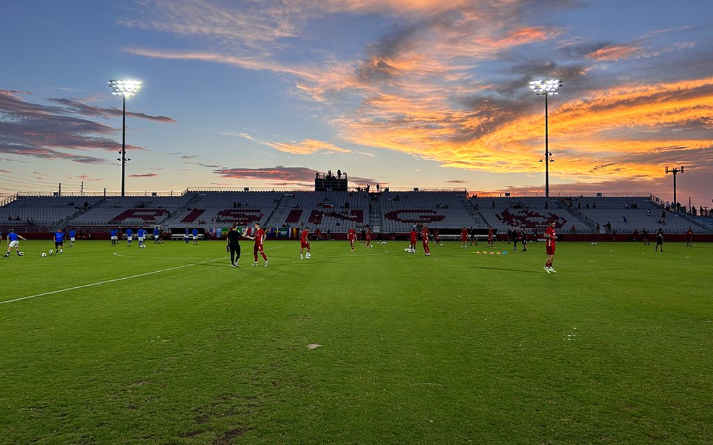 Phoenix Rising FC's summer schedule calls for innovative strategies under the Valley's record-breaking temperatures. (Photo by Dylan Ackermann/Cronkite News