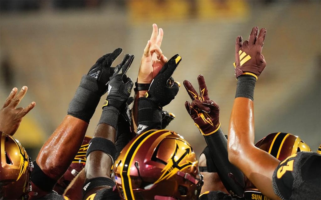 Facing adversity head-on, ASU football looks to turn lessons from Saturday's first early-season loss into opportunities for growth entering Saturday's game against Fresno State. (Photo courtesy of Sun Devil Athletics)