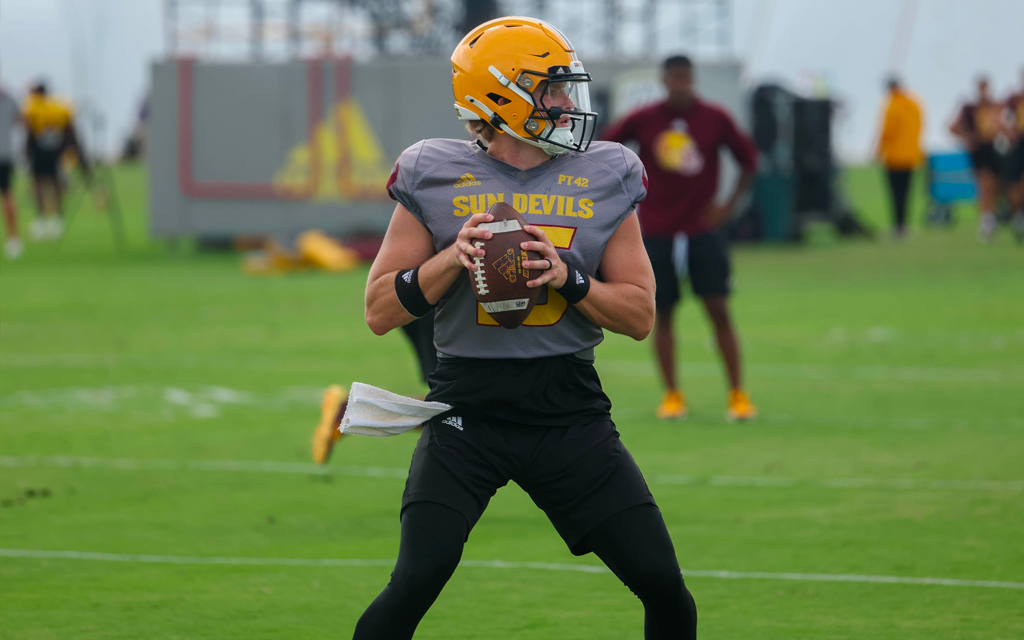 ‘I’m supposed to be here’: ASU reserve quarterback Jacob Conover ready if needed against USC