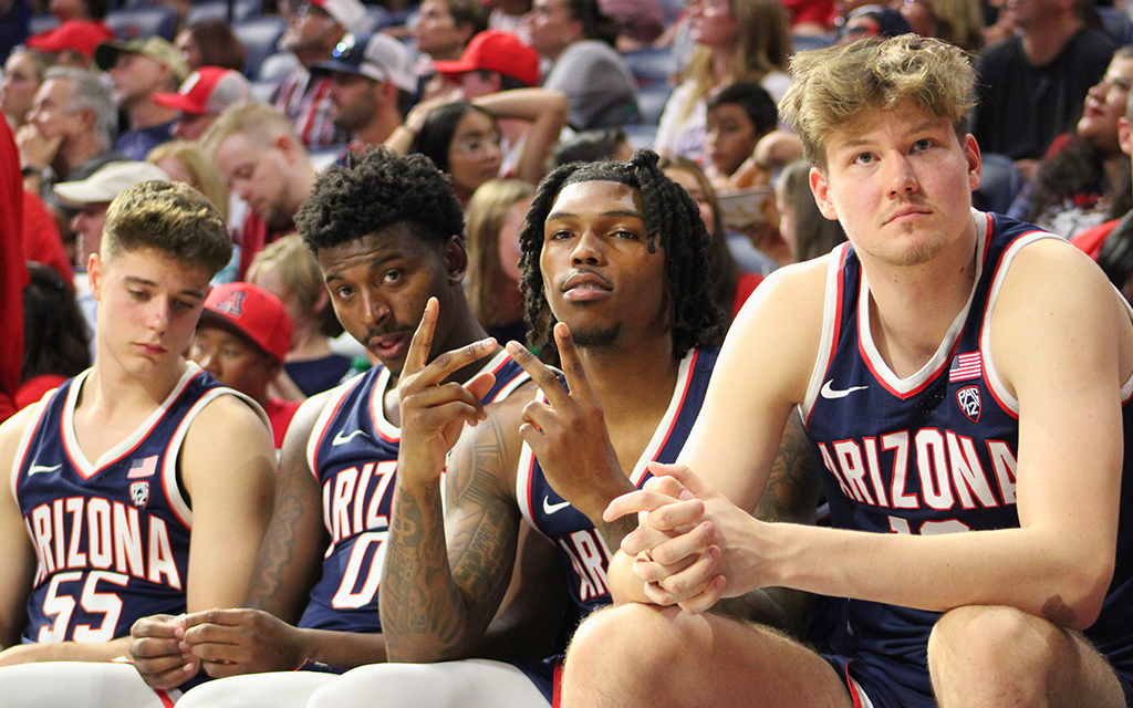 Four U of A Players on the Bench