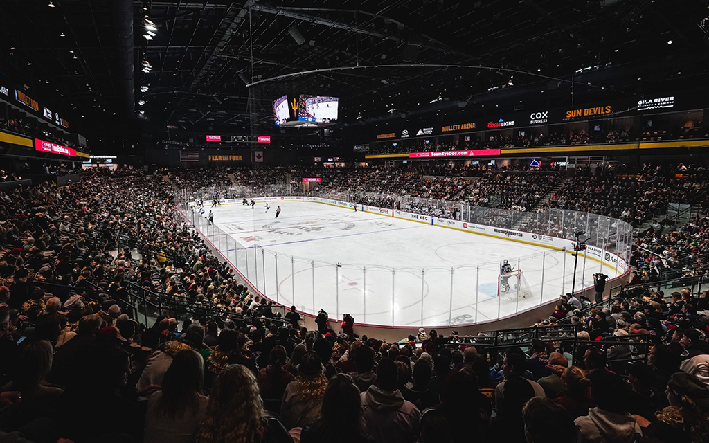 Bringing heat to the Mullett: Partnership between Sun Devils and Coyotes gives hockey a new energy